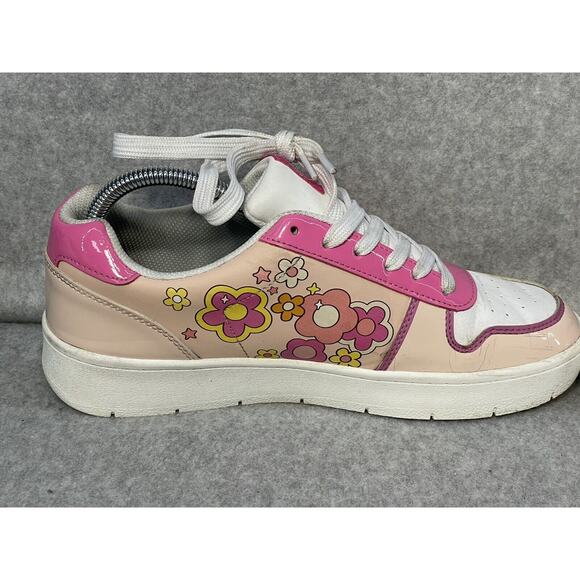 Girls Barbie Low Top Sneakers Pink and white Size 8 - Picture 11 of 15